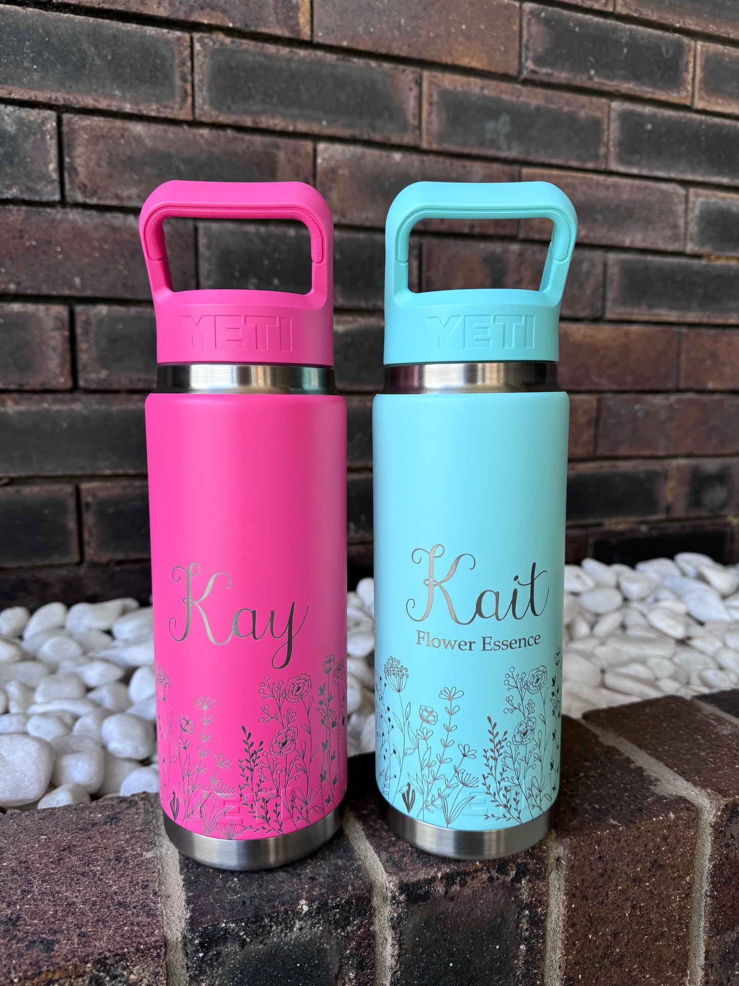 YETI, FRANK GREEN, POWDER COATED TUMBLER/CUP ENGRAVING