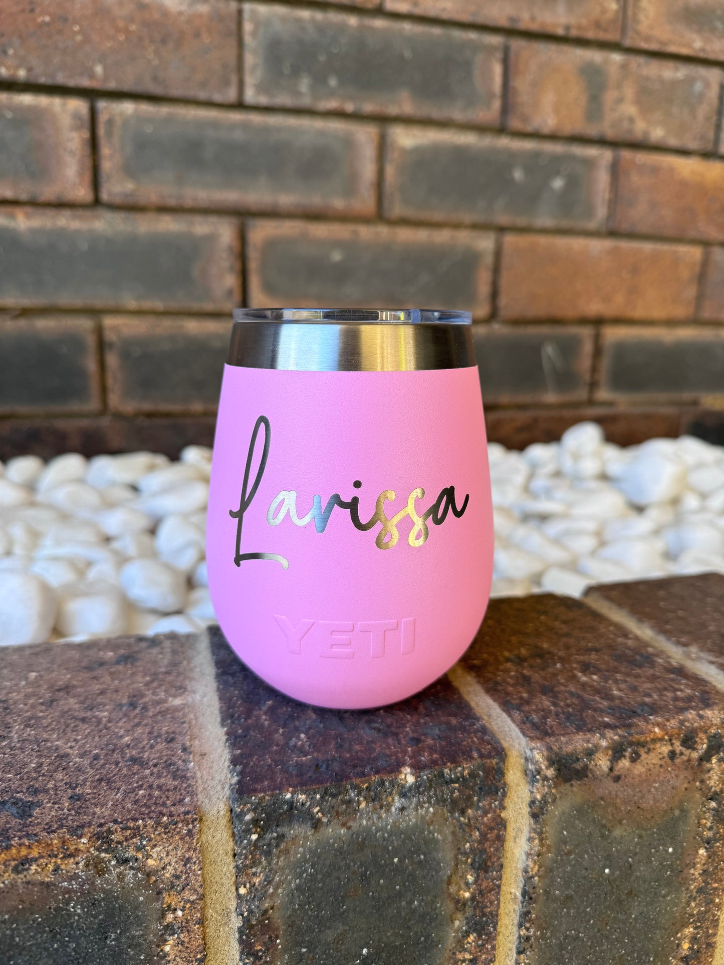 YETI, FRANK GREEN, POWDER COATED TUMBLER/CUP ENGRAVING