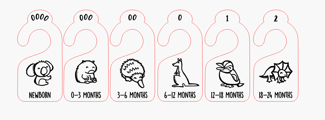 NURSERY WARDROBE ORGANISERS