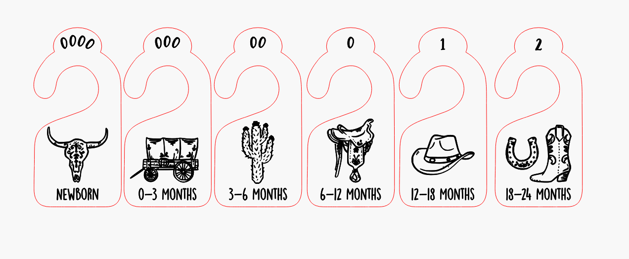 NURSERY WARDROBE ORGANISERS