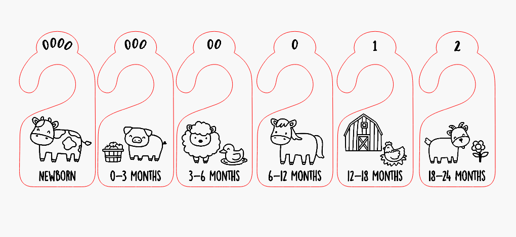 NURSERY WARDROBE ORGANISERS