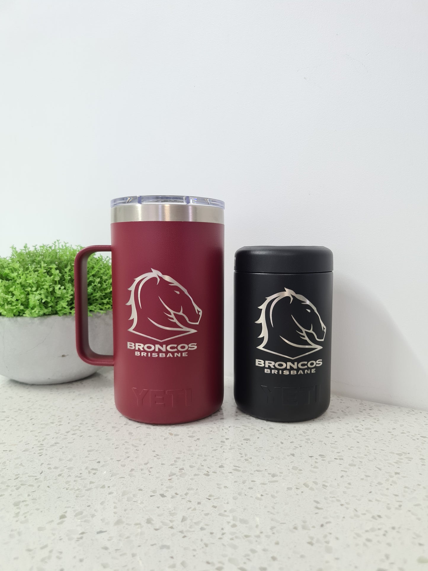 YETI, FRANK GREEN, POWDER COATED TUMBLER/CUP ENGRAVING