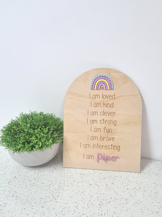 Children's Affirmation Board