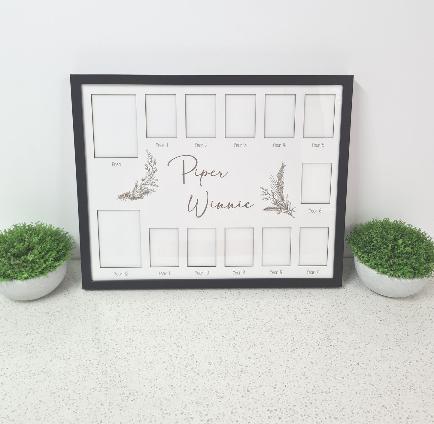 School Years Frame Insert