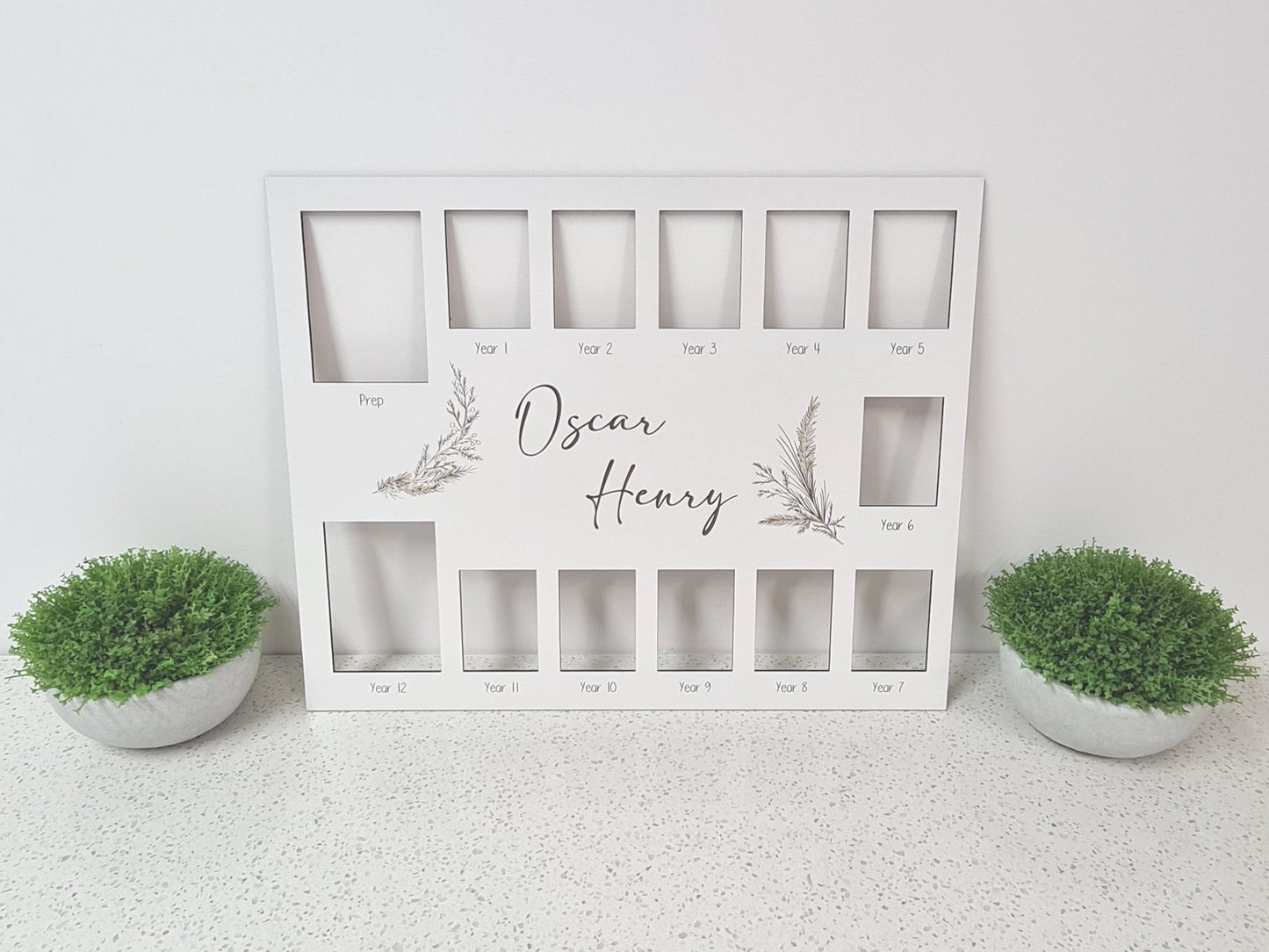 School Years Frame Insert