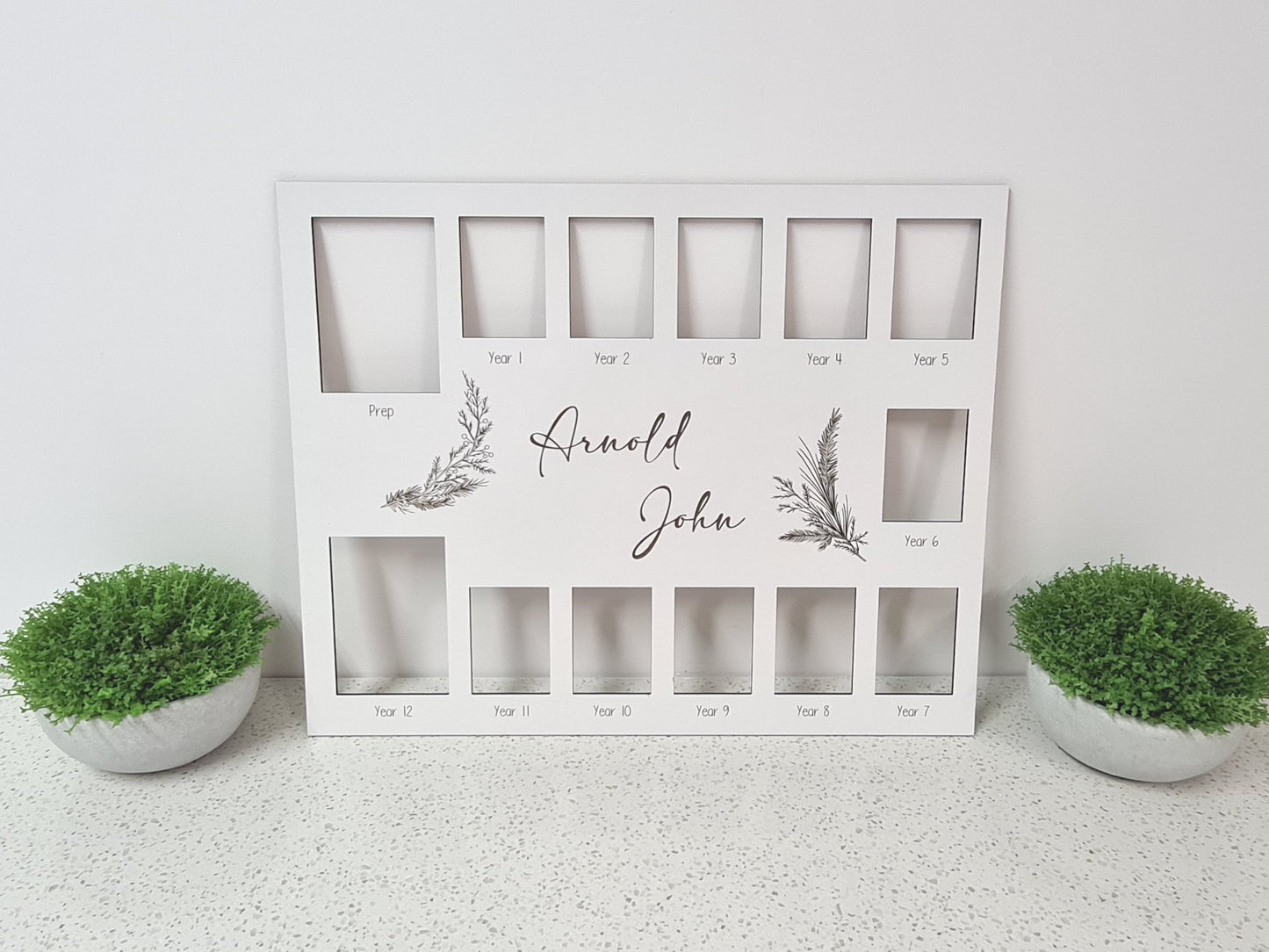 School Years Frame Insert