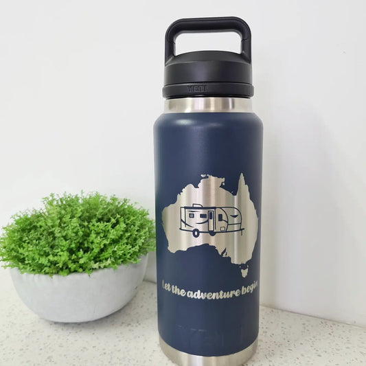 YETI, FRANK GREEN, POWDER COATED TUMBLER/CUP ENGRAVING