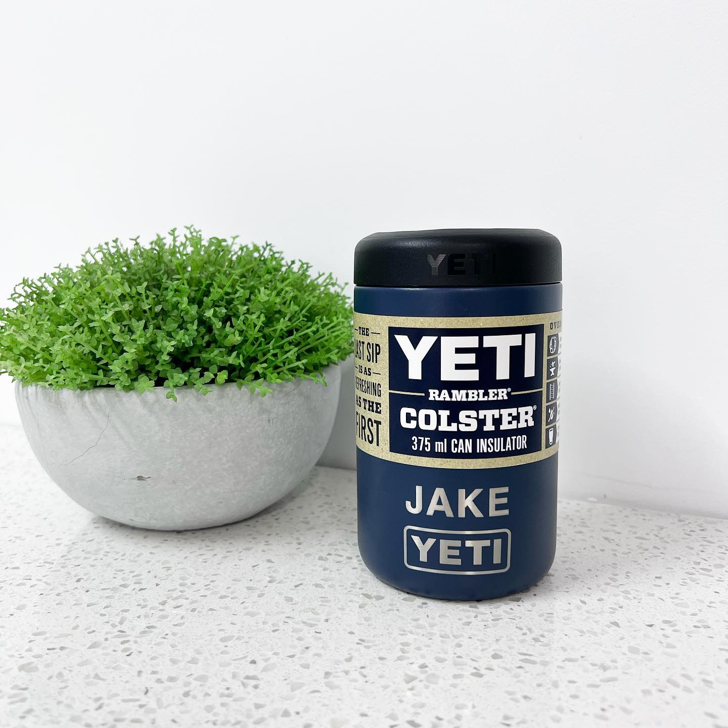 YETI, FRANK GREEN, POWDER COATED TUMBLER/CUP ENGRAVING