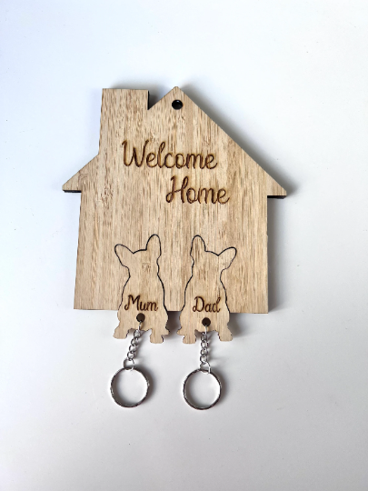 HOME KEY RING HOLDER