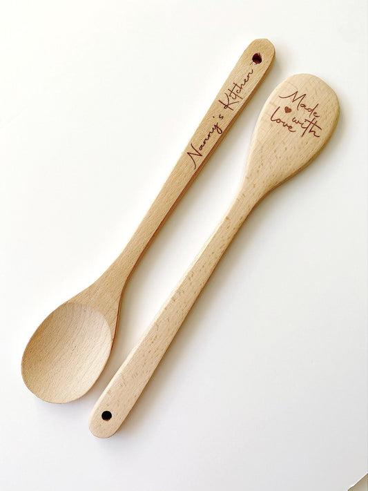 PERSONALISED WOODEN SPOON