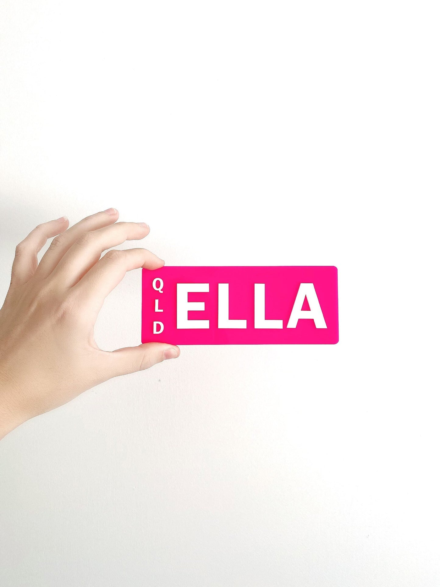 CHILDRENS NUMBER PLATE