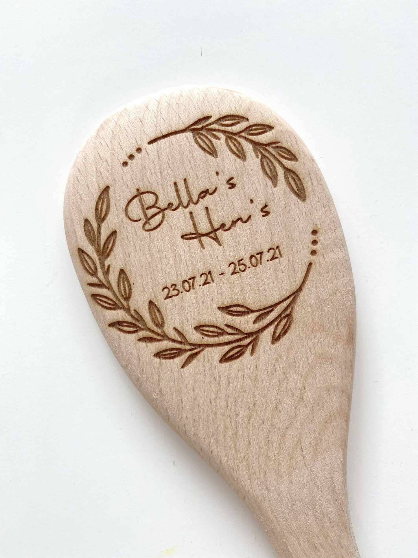 PERSONALISED WOODEN SPOON