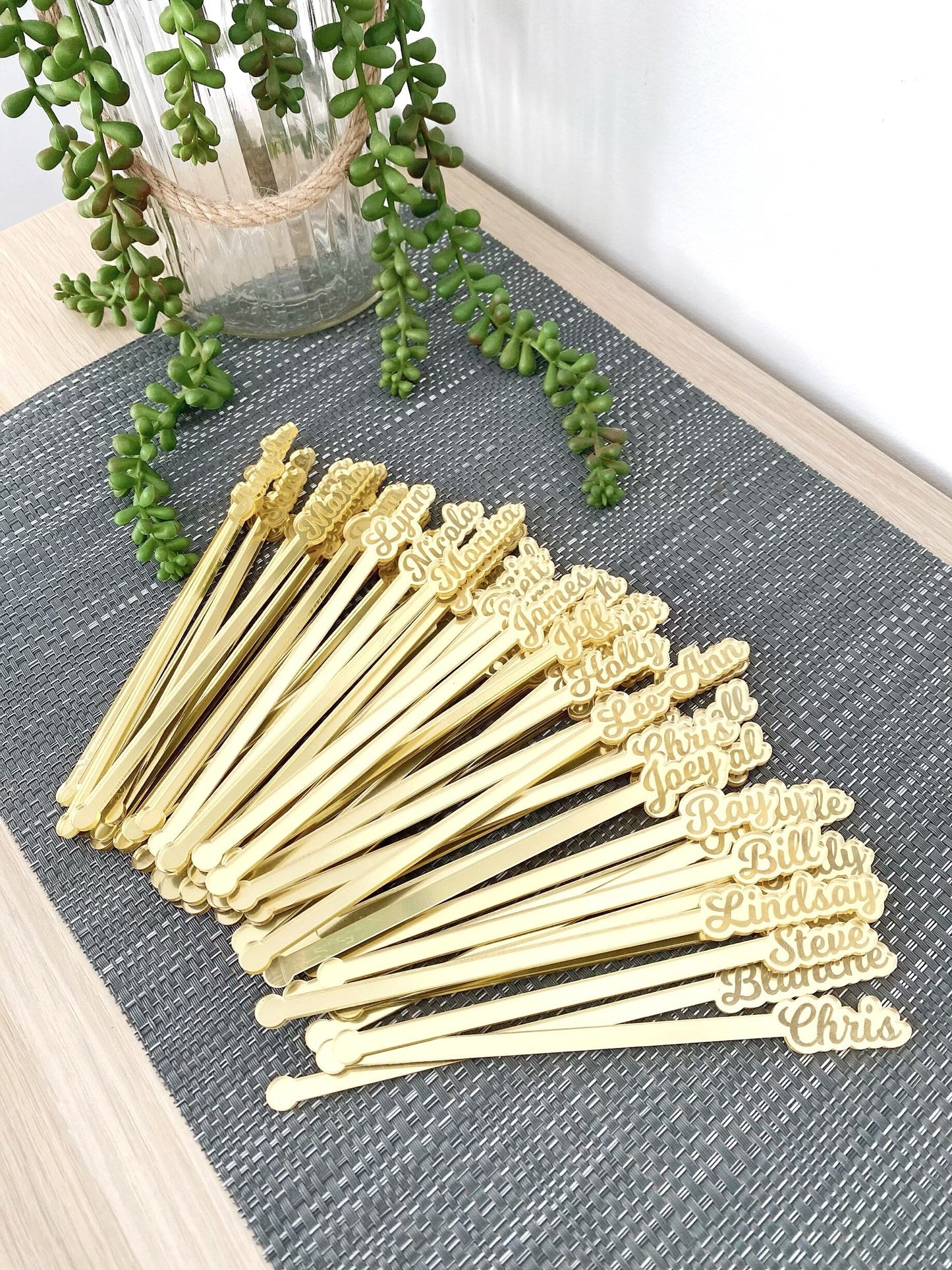 CUSTOMISED DRINK STIRRERS