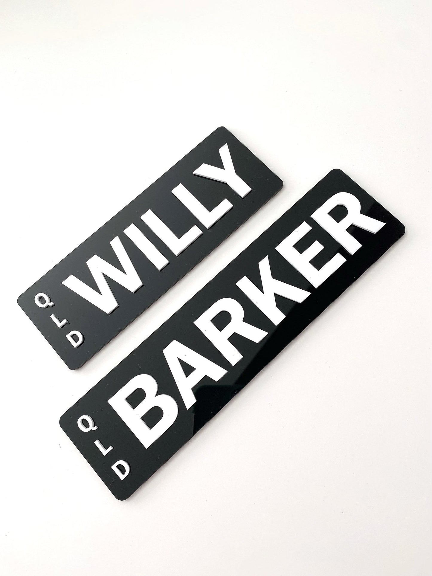 CHILDRENS NUMBER PLATE