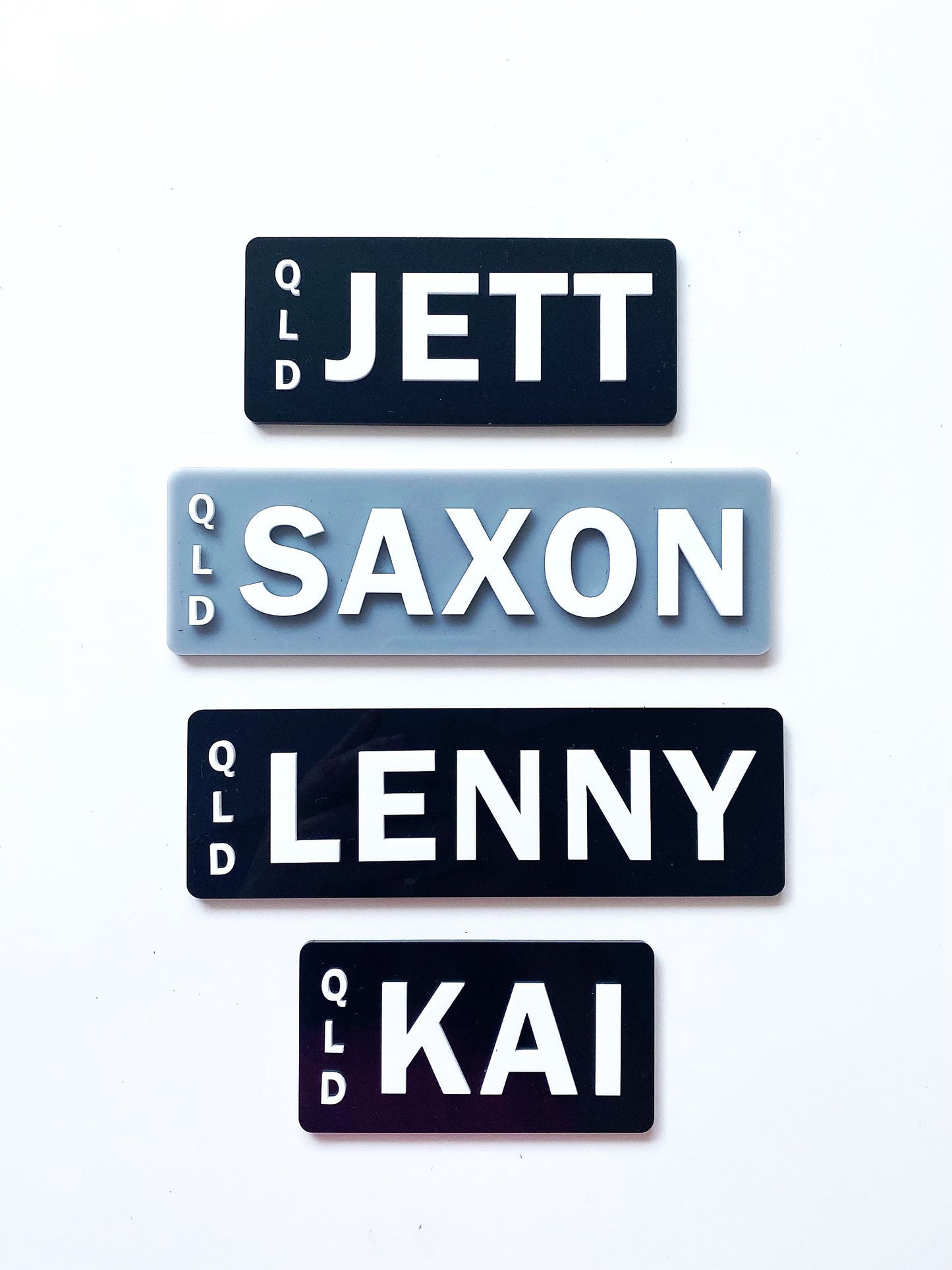 CHILDRENS NUMBER PLATE