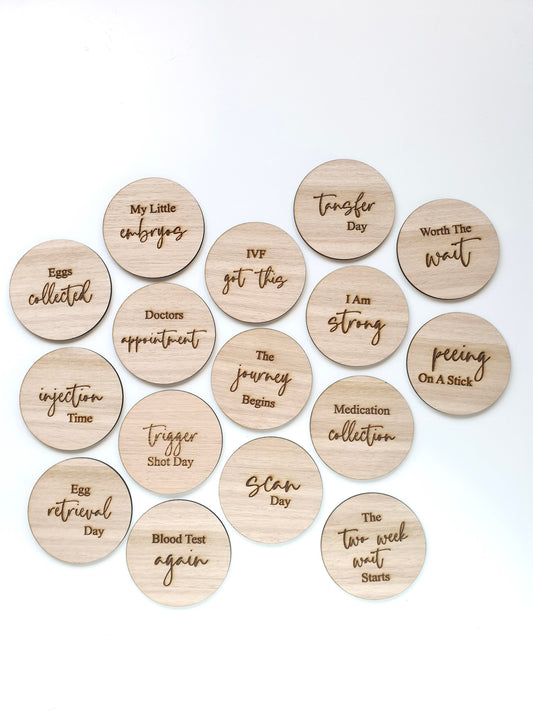 IVF MILESTONE CARDS