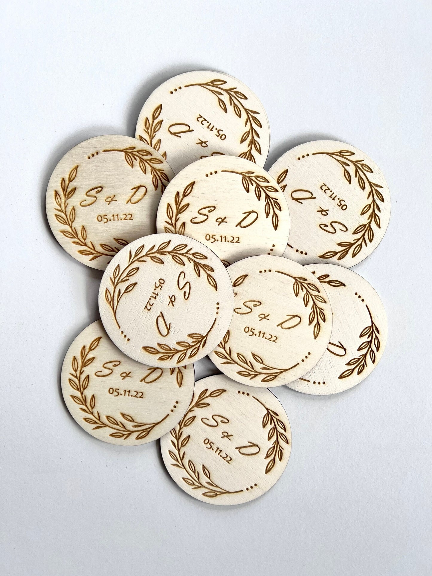 Personalised Wooden Engraved Coasters