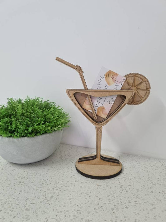 COCKTAIL GIFT CARD HOLDER