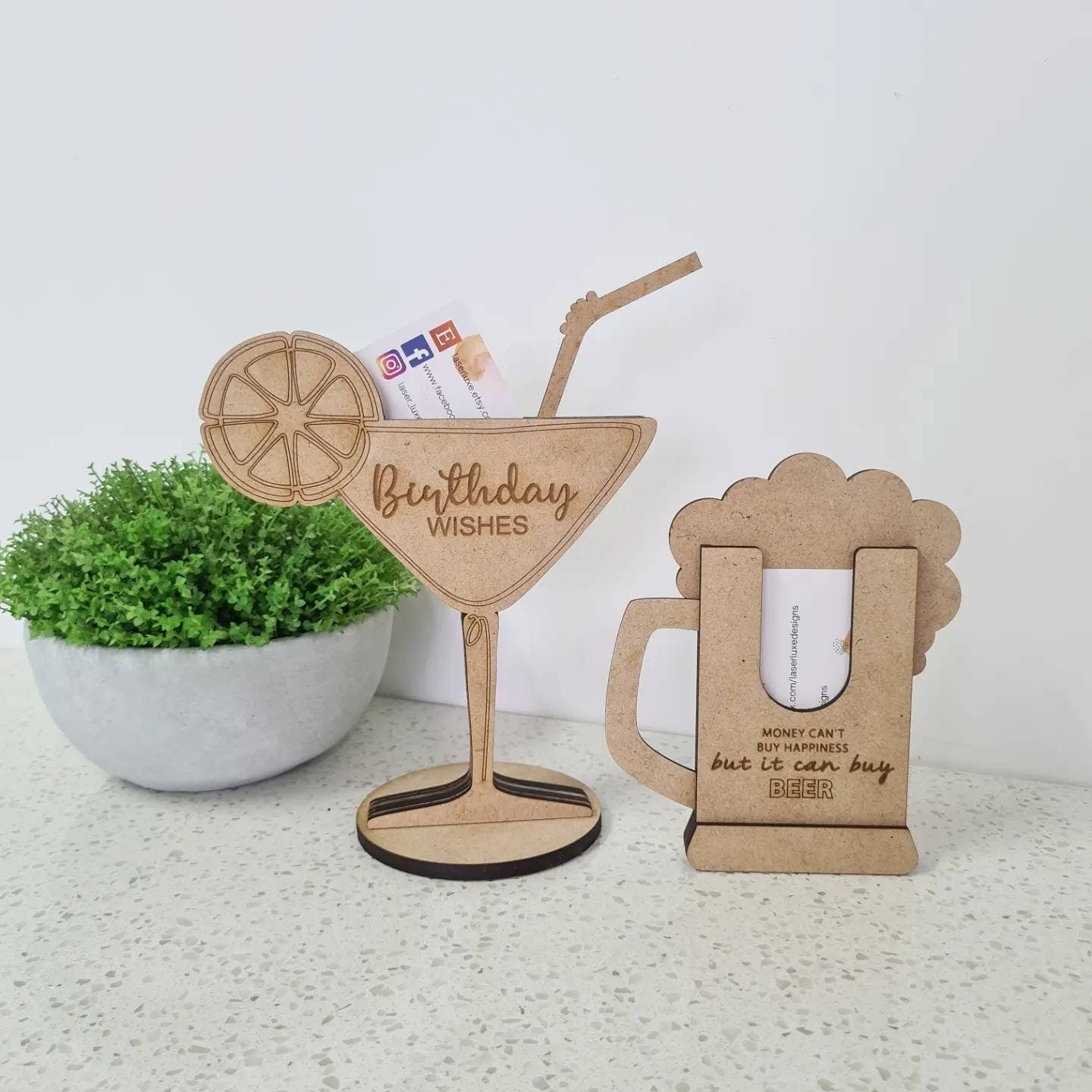 COCKTAIL GIFT CARD HOLDER