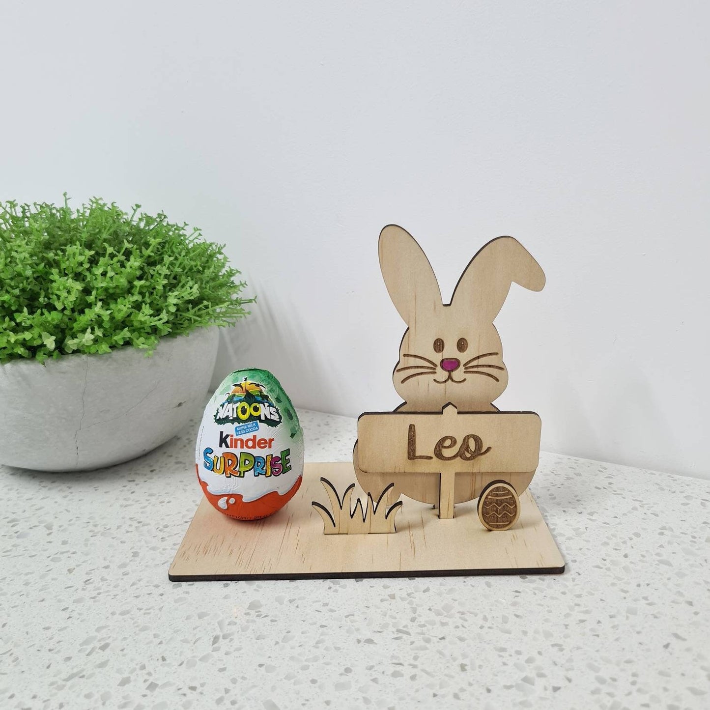 PERSONALISED EASTER BUNNY DISPLAY
