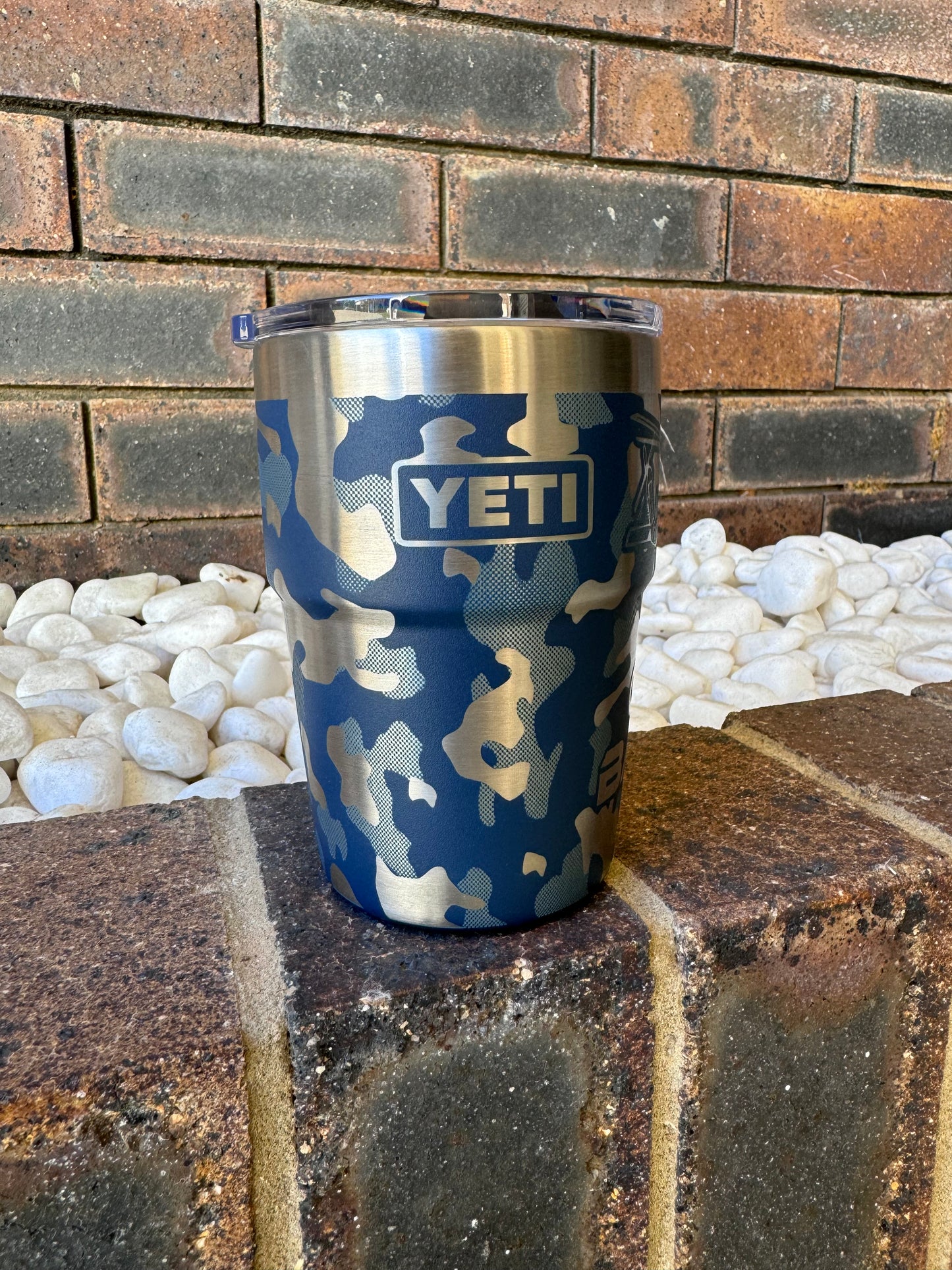 YETI, FRANK GREEN, POWDER COATED TUMBLER/CUP ENGRAVING