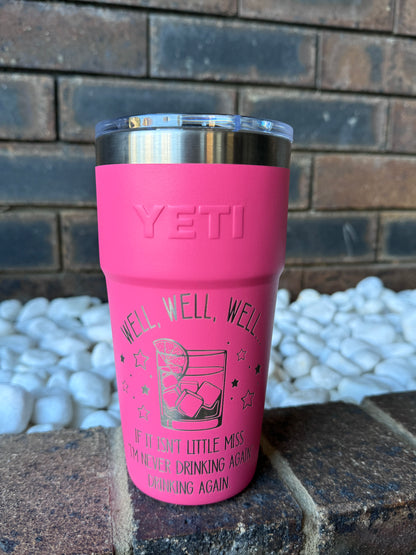 YETI, FRANK GREEN, POWDER COATED TUMBLER/CUP ENGRAVING