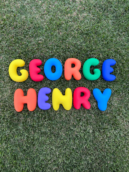 3D PRINTED BUBBLE LETTERS