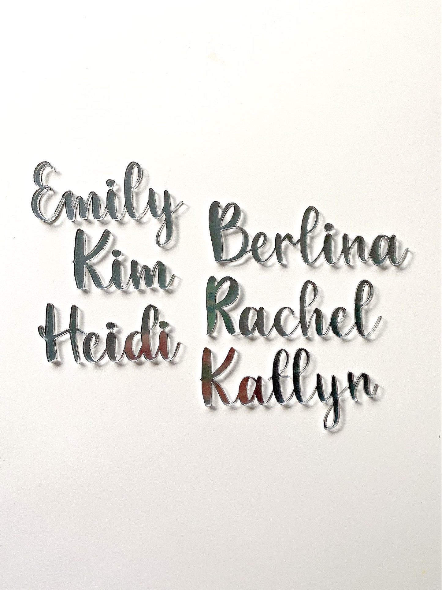 3.5CM ACRYLIC NAME PLACE CARDS