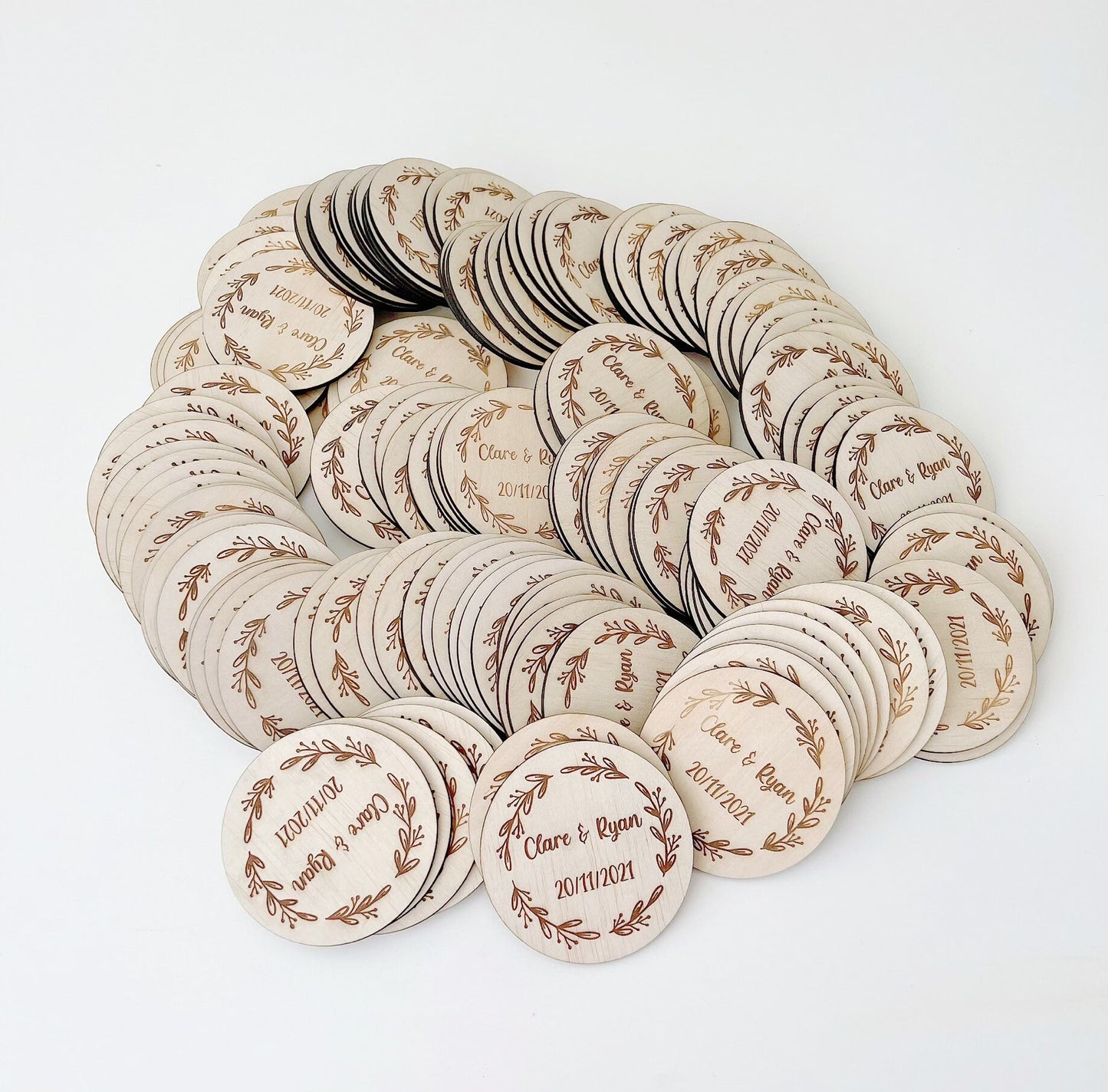 Personalised Wooden Engraved Coasters